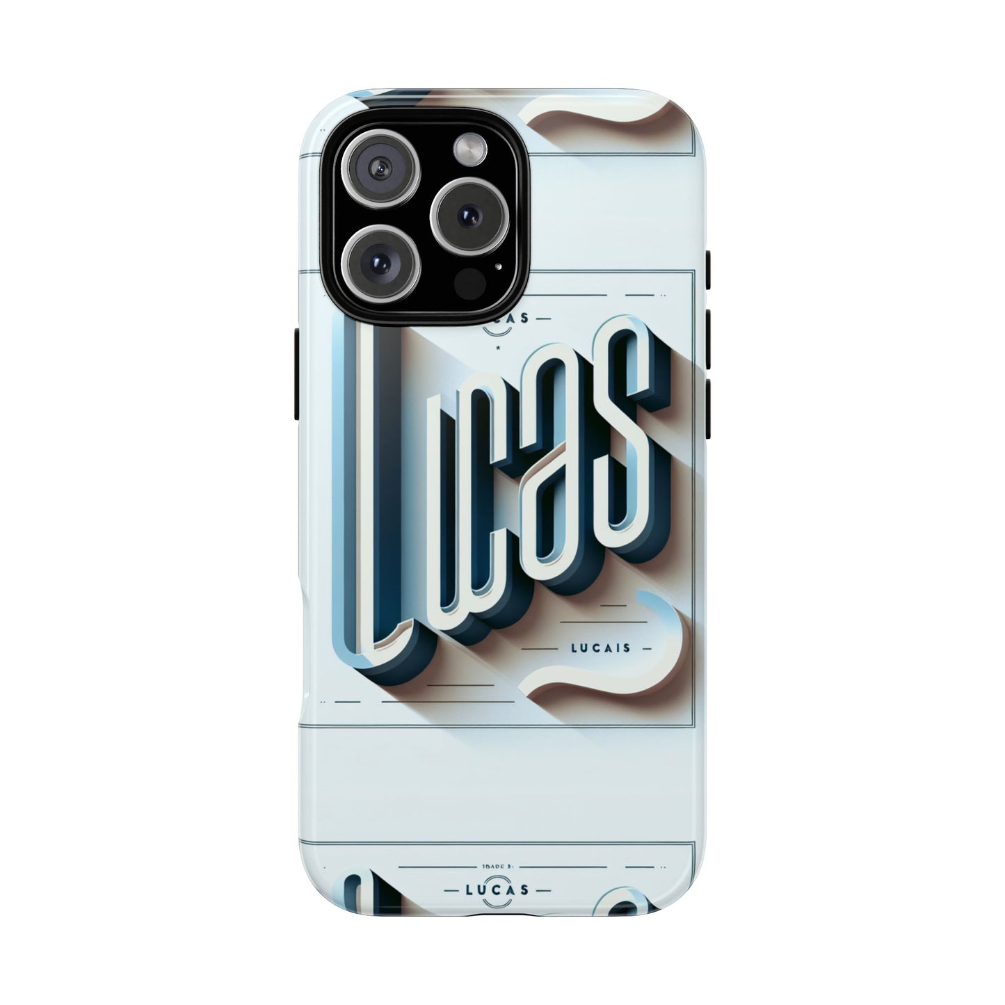 lucas blue phone case with 3d wrap design for smartphones compatible with iphone and android devices shockproof protective cover for anime and comic fans