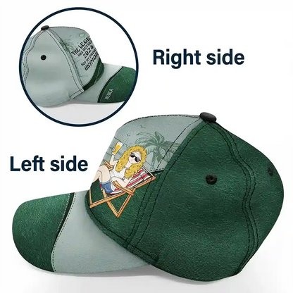 The Legend Has Retired Vintage Classic Cap for Men and Women, Adjustable Snapback Hat, Stylish Retirement Gift, Comfortable Cotton Blend