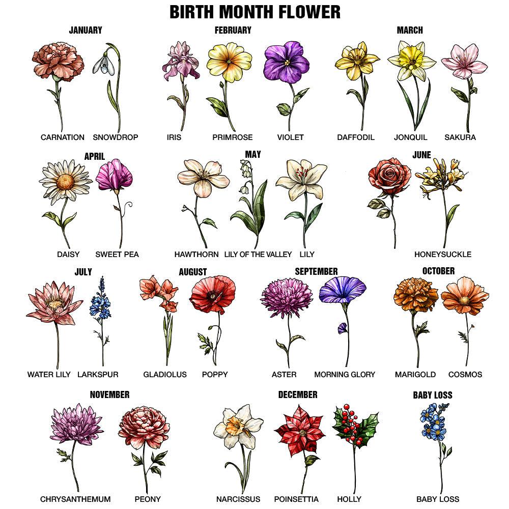 birth flower grow an old friend - stained glass suncatcher window hanging ornament for friends, sisters, and colleagues