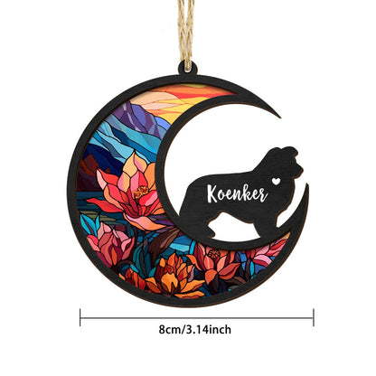 Personalized Dog Memorial Suncatcher Ornament Loss of Pet Sympathy Gift for Pet Owners