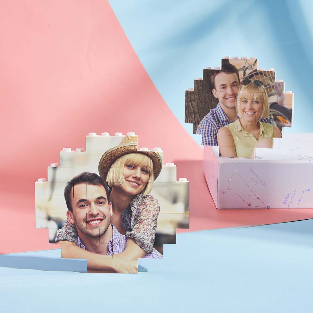 custom music code building block personalized photo brick puzzles for diy fun, creative projects, gifts for kids and adults, unique interlocking display, 5 sizes available