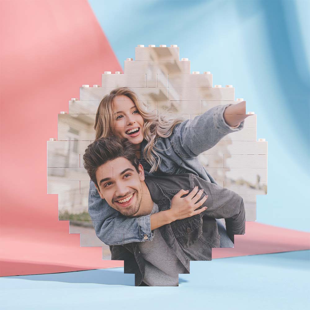 custom music code building block personalized photo brick puzzles for diy fun, creative projects, gifts for kids and adults, unique interlocking display, 5 sizes available
