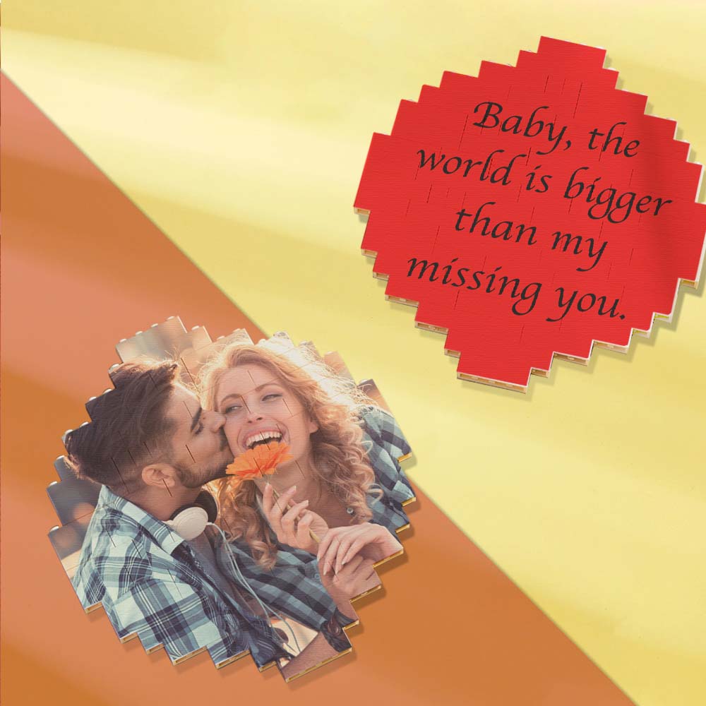 custom music code building block personalized photo brick puzzles for diy fun, creative projects, gifts for kids and adults, unique interlocking display, 5 sizes available