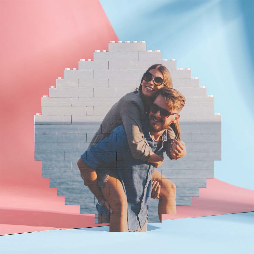 custom music code building block personalized photo brick puzzles for diy fun, creative projects, gifts for kids and adults, unique interlocking display, 5 sizes available
