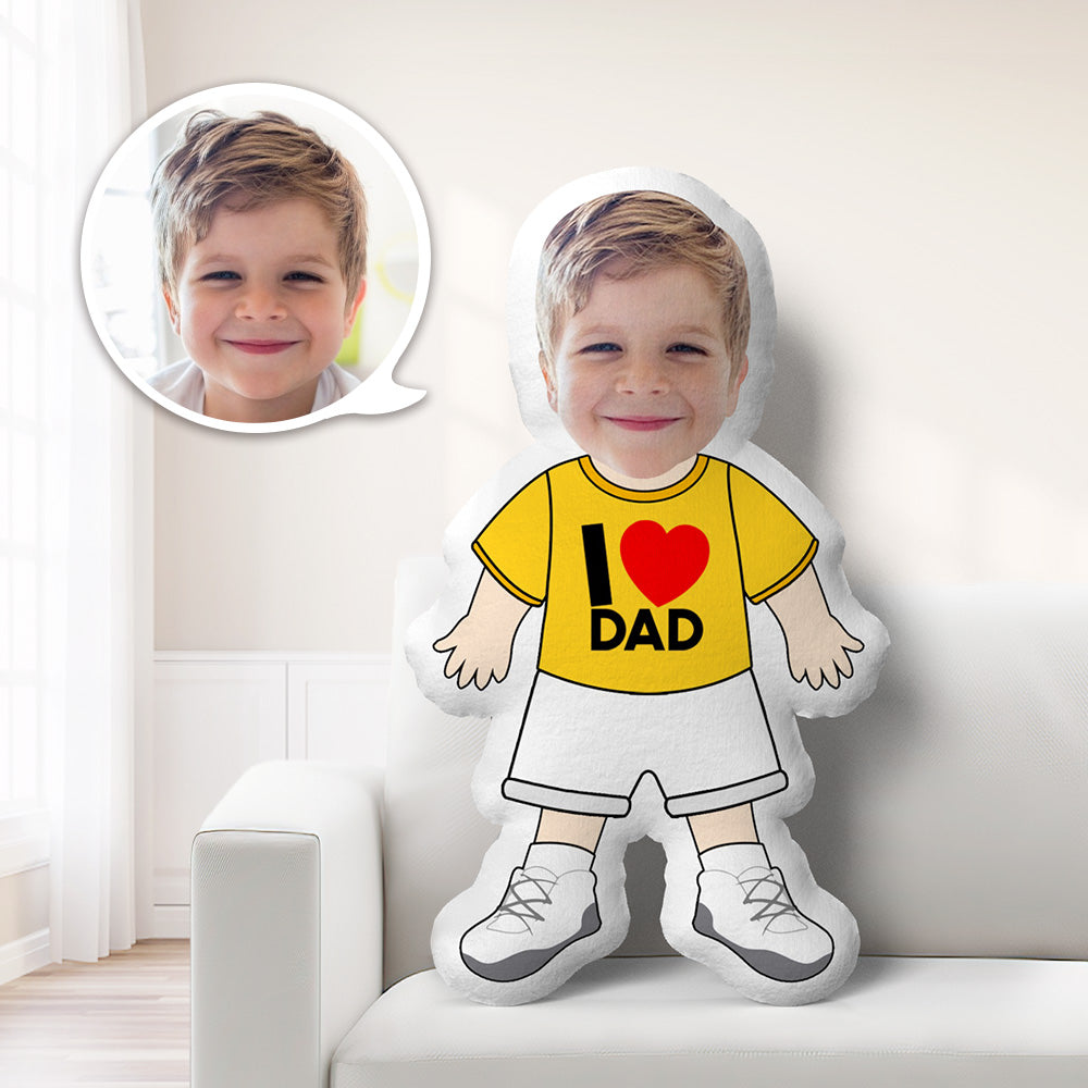 new minime pillow with custom face and clothes design