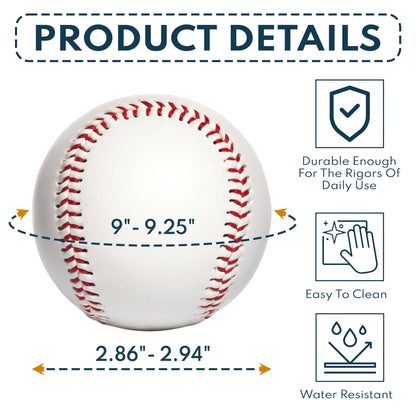 Congrats On Being My Boyfriend From Your Best Catch - Personalized Baseball Gift for Him, Romantic Keepsake for Boyfriend, Custom PU Leather Baseball