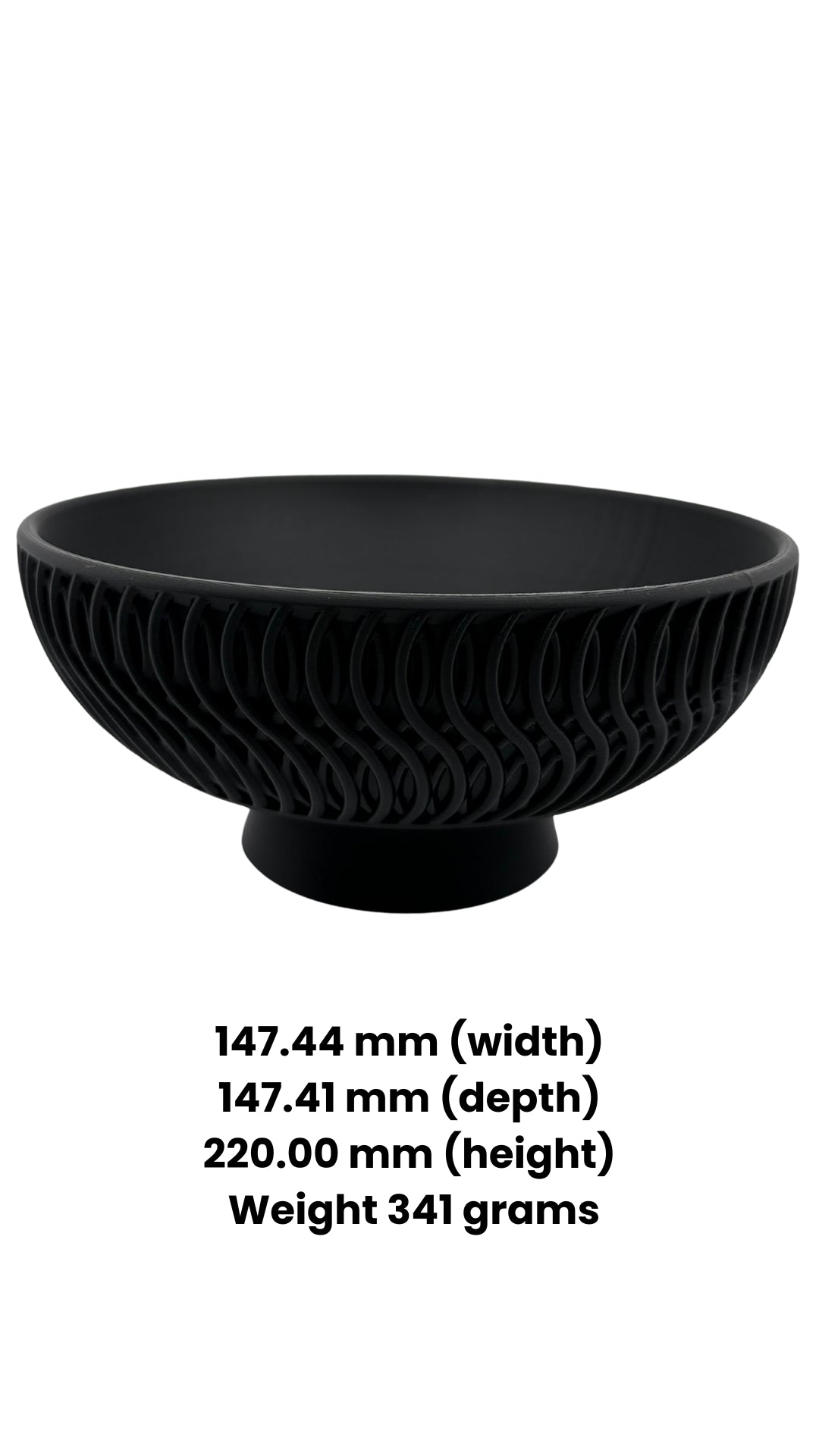 decorative bowl – modern woven-pattern centerpiece for home, dining, and living room decor