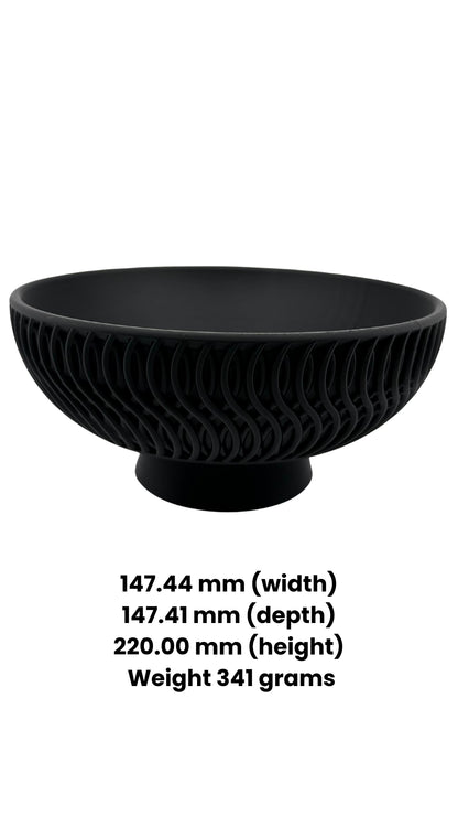 Decorative Bowl – Modern Woven-Pattern Centerpiece for Home, Dining, and Living Room Decor