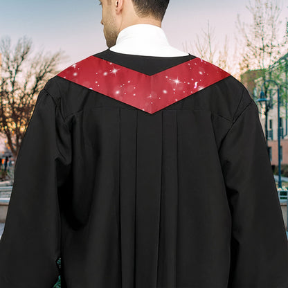 Graduation Stole A Sweet Ending To A New Beginning - Satin Graduation Sash for Final-Year Students, Soft Silk Material, 90 x 10 cm