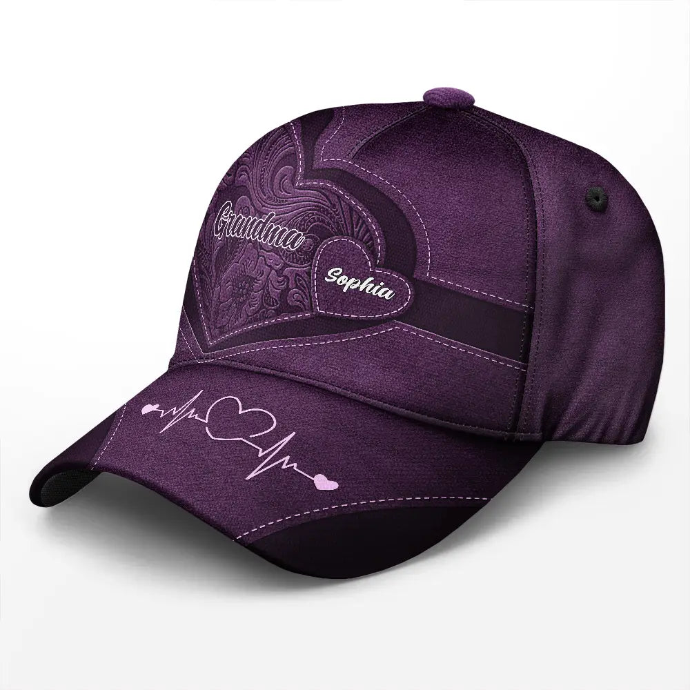 grandma's little sweethearts - personalized classic cap for women, adjustable cotton hat, ideal gift for grandmothers, casual wear, outdoor activities