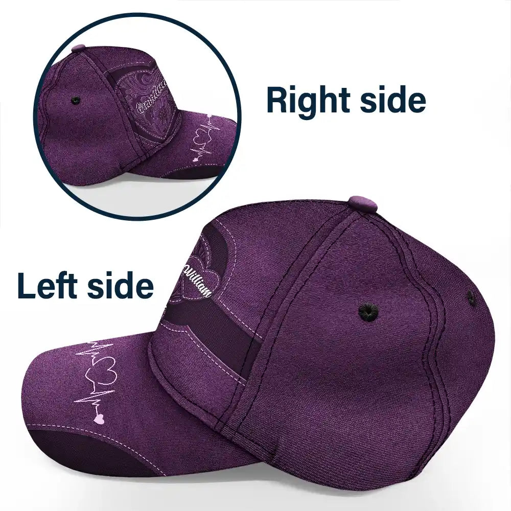 grandma's little sweethearts - personalized classic cap for women, adjustable cotton hat, ideal gift for grandmothers, casual wear, outdoor activities