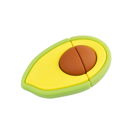 Cartoon Food USB Flash Drive 64GB Memory Stick - Fun Fruit Design Avocado, Strawberry, Banana, Pineapple Pen Drive - Creative Gift for Kids and Adults