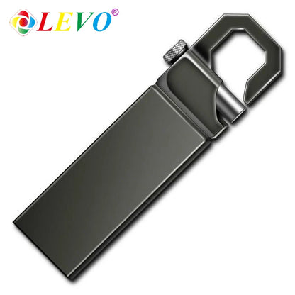 Waterproof Metal USB Flash Drive 128GB 64GB 32GB 16GB 8GB, Durable USB 2.0 Memory Stick for Data Storage and Transfer