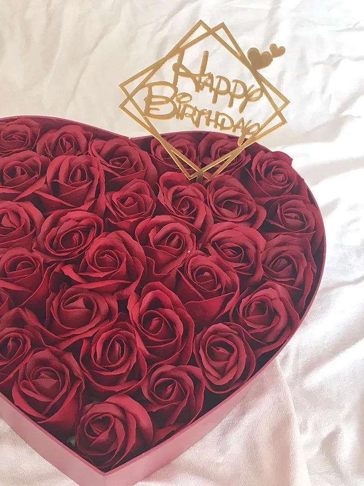 10/20pcs big soap artificial flower roses with base nice floral birthday easter mother's day gifts feature decors for home room