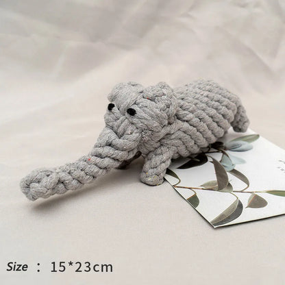 Bite-Resistant Cotton Rope Chew Ball for Small Dogs, Durable Teething Toy, Enhances Dental Health, Ideal for Puppies & Medium Breeds, Indoor & Outdoor Use