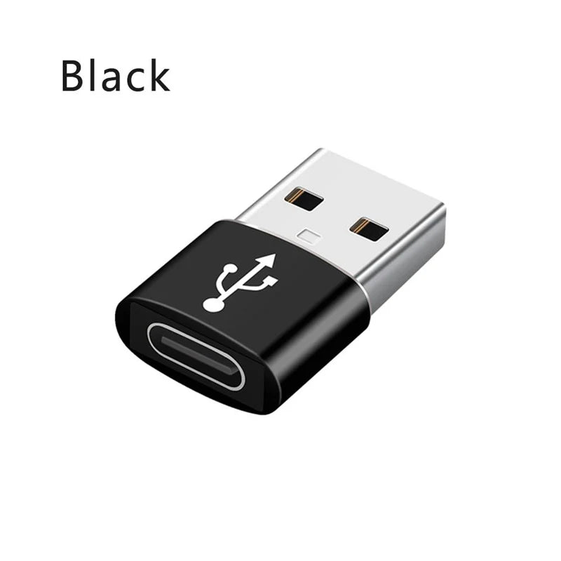 usb 3.0 to usb-c 3.1 adapter, high-speed type-c female to type-a male for fast charging, data transfer, otg converter, ce certified, portable mini connector, 5v output