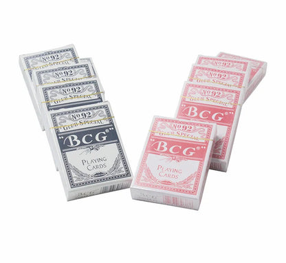 Casino Poker Magic Playing Card 52 + 2 Joker Deck Waterproof Plastic Cards for Family Game Nights, Durable and Flexible for Indoor and Outdoor Fun