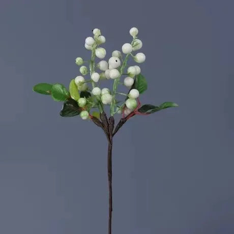 artificial flower bouquet, 5 pack 25cm silk berry branches for indoor decoration, weddings, parties, bridal showers, multicolour (red, blue, green, white)