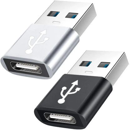 USB 3.0 to USB-C 3.1 Adapter, High-Speed Type-C Female to Type-A Male for Fast Charging, Data Transfer, OTG Converter, CE Certified, Portable Mini Connector, 5V Output
