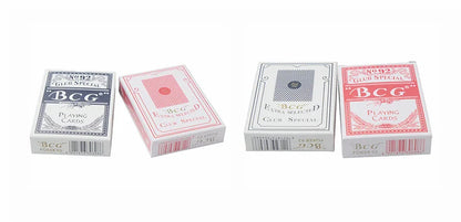 Casino Poker Magic Playing Card 52 + 2 Joker Deck Waterproof Plastic Cards for Family Game Nights, Durable and Flexible for Indoor and Outdoor Fun