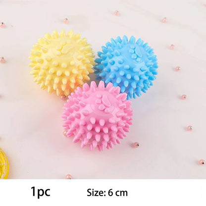 Chew Toys for Small Dogs | Durable Rubber Knot Design | Bite Resistant | Molar Teeth Cleaning | Interactive Training | Pink/Blue/Yellow | Pet Accessories | UK