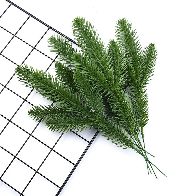 artificial green leaf branch set, hanging decoration for bridal showers, outdoor events, 5 pcs pp plastic, ideal for home and exhibition display