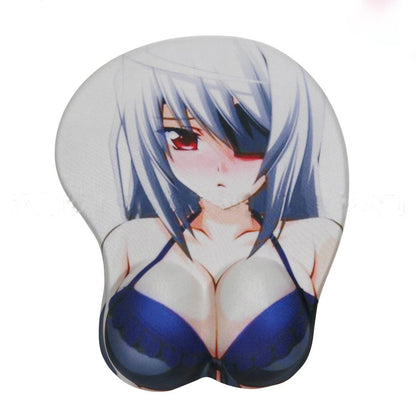 B0CBWZJVJ1 Anime Girl 3D Sexy Anime Ass Big Breast Wrist Hentai Mouse Pad 256 X215x30mm Computer Office Game Accessories Kawaii Mousepad