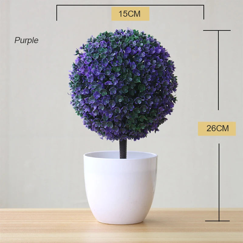 artificial bonsai plant for desktop, office, or window sill | plastic decorative potted plant | ideal for home decor, outdoor exhibitions | natural-looking indoor ornament