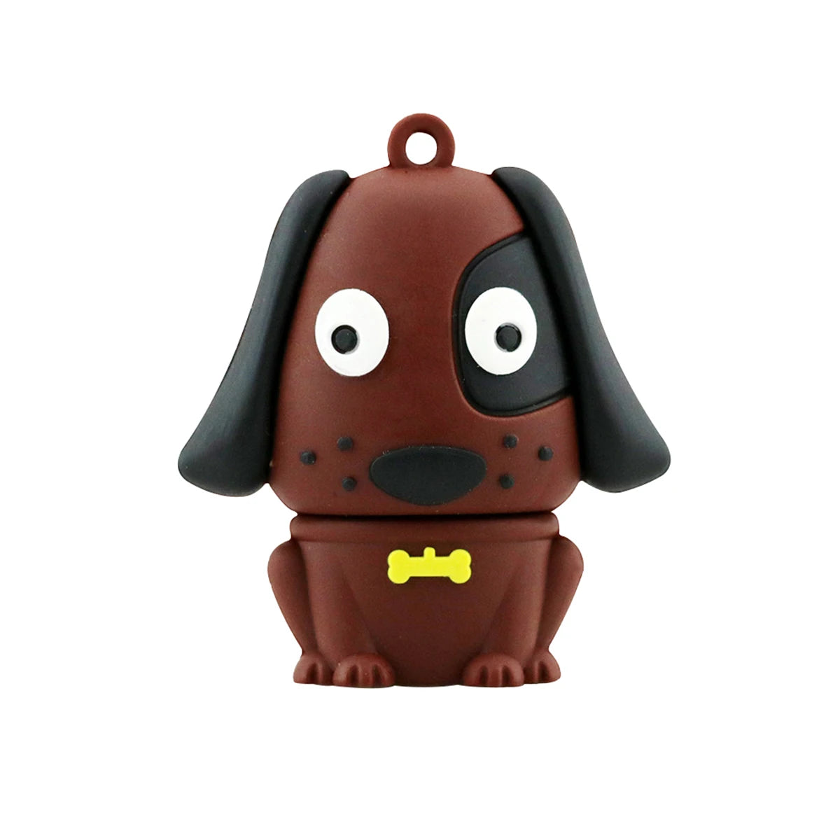 usb flash drive dog-themed memory stick, silicone animal design, 8gb to 256gb, compatible with windows & mac, cute cartoon pug, labrador, bulldog usb 2.0 pendrive for storage
