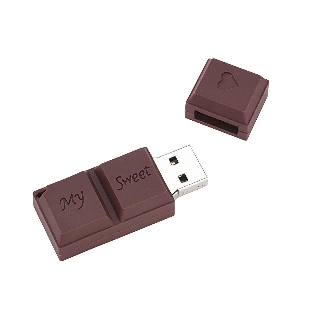 cartoon chocolate model usb flash drive 64gb pen drive 128mb 4gb 8gb 16gb 32gb memory stick  u disk