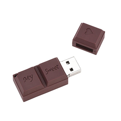 Cartoon chocolate Model USB flash drive 64gb Pen drive 128MB 4GB 8GB 16GB 32GB memory stick  U disk