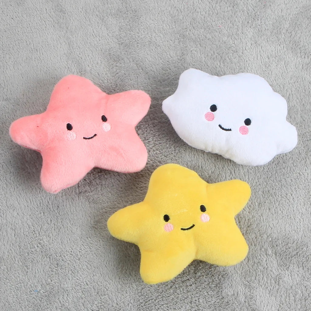 small dog puppy chew toy | fleece squeaky animal design | bite-resistant and safe | interactive play and training | durable soft texture | ultimate pet entertainment