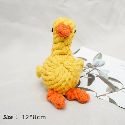 Bite-Resistant Cotton Rope Chew Ball for Small Dogs, Durable Teething Toy, Enhances Dental Health, Ideal for Puppies & Medium Breeds, Indoor & Outdoor Use