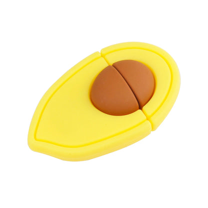 Cartoon Food USB Flash Drive 64GB Memory Stick - Fun Fruit Design Avocado, Strawberry, Banana, Pineapple Pen Drive - Creative Gift for Kids and Adults