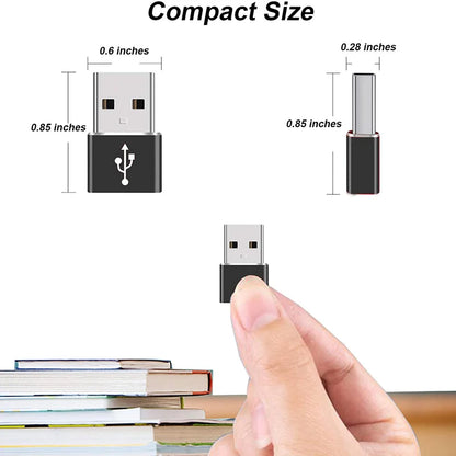 USB 3.0 to USB-C 3.1 Adapter, High-Speed Type-C Female to Type-A Male for Fast Charging, Data Transfer, OTG Converter, CE Certified, Portable Mini Connector, 5V Output