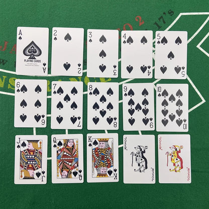 2PCS Lot Waterproof Plastic Playing Cards Texas Hold'em Poker 2.28x3.46 Inch - Durable PVC, Perfect for Game Nights and Tournaments, Easy to Clean, Ideal for All Players