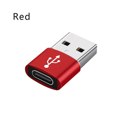 USB 3.0 to USB-C 3.1 Adapter, High-Speed Type-C Female to Type-A Male for Fast Charging, Data Transfer, OTG Converter, CE Certified, Portable Mini Connector, 5V Output