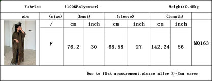 Muslim Woman Dress Chiffon Abaya Dubai Luxury Robe Prayer Clothes Ramadan Wear - Elegant Lightweight Robe for Modest Fashion, Perfect for Autumn and Winter Celebrations