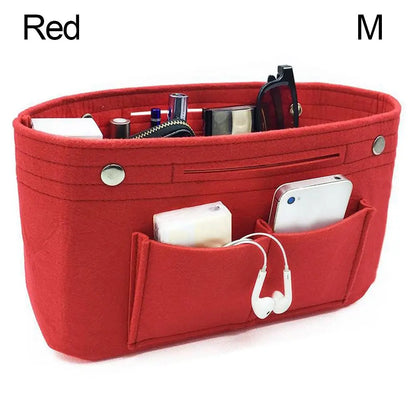 Soft Pouch Organizer Felt Insert Bag Inner Bag Handbag Insert Bag Purse LinerFor Longchamp Le Pliage Backpack Bag