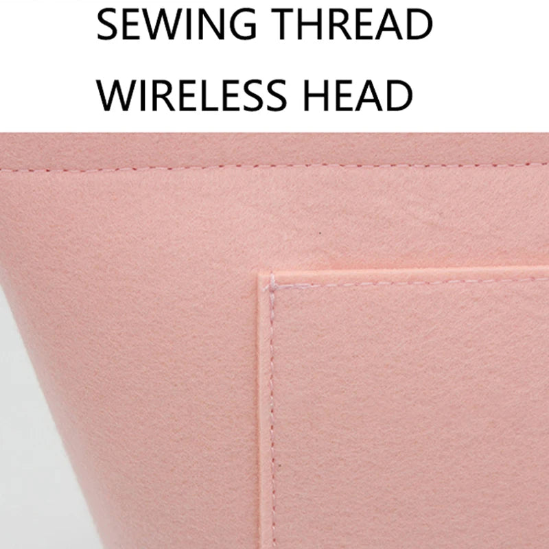 felt insert bag fits for longchamp handbag felt liner bag makeup bag support travel portable purse organizer fit various bags