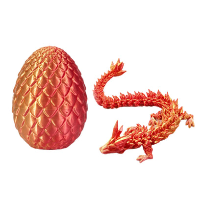 3D Printed Dragon Egg Gift Set Crystal Collectible Statue Home Decor