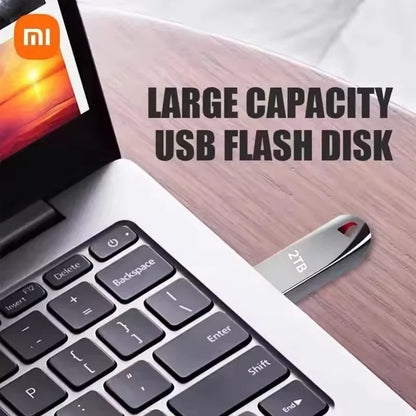 Xiaomi 2TB USB 3.0 Metal Flash Drive High Speed Pendrive Waterproof Portable USB Drive 1TB 512GB 256GB Memoria USB Flash Disk for Data Storage and Backup