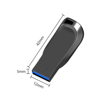 USB 3.0 Metal Flash Drive, Waterproof Memory Stick in 4GB, 8GB, 16GB, 32GB, 64GB – Ideal for Photography, Business, Gifts, and Weddings