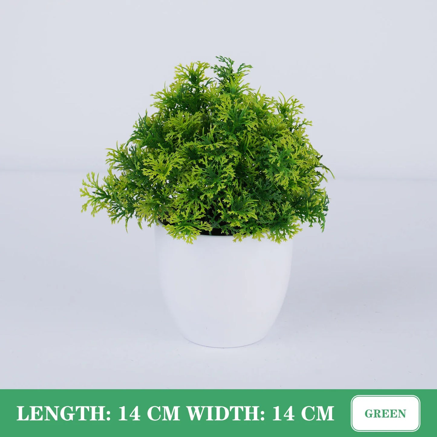 artificial bonsai plant décor, plastic potted ornament for home, office, garden, hotel, indoor & outdoor exhibition, realistic greenery, low-maintenance decor