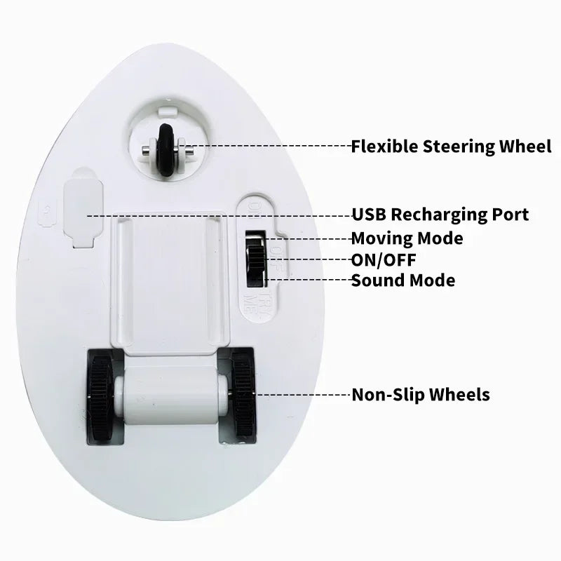 interactive electronic plush mouse toy for cats, fast-moving, durable cloth & abs, lightweight 63g, stimulates exercise, ideal indoor activity, brown/grey/coffee