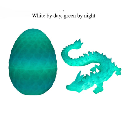 3D Printed Dragon Egg Gift Set Crystal Collectible Statue Home Decor
