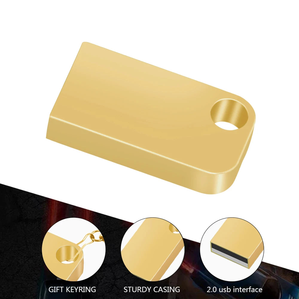4 color mini tiny 32gb pendrive metal usb flash drive usb 2.0 memory stick 4gb 8gb 16gb 64gb usb stick u disk pen drive portable storage solution