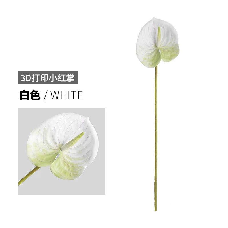 artistic white artificial flower branch 100cm | silk texture | home & event decor | ideal for weddings, anniversaries & indoor decoration