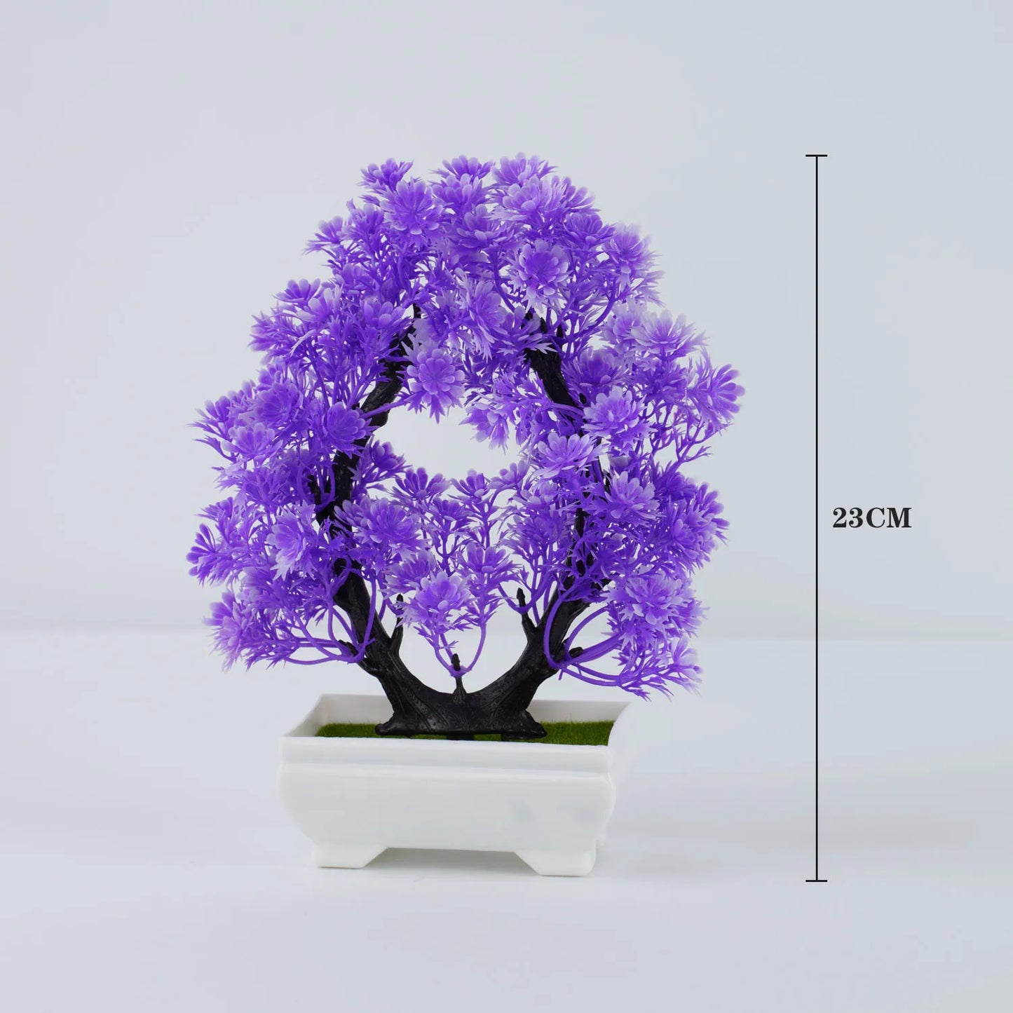 artificial bonsai plant decoration for home and office | lifelike potted display for garden, desktop, shower events & exhibitions | indoor outdoor faux floral ornament