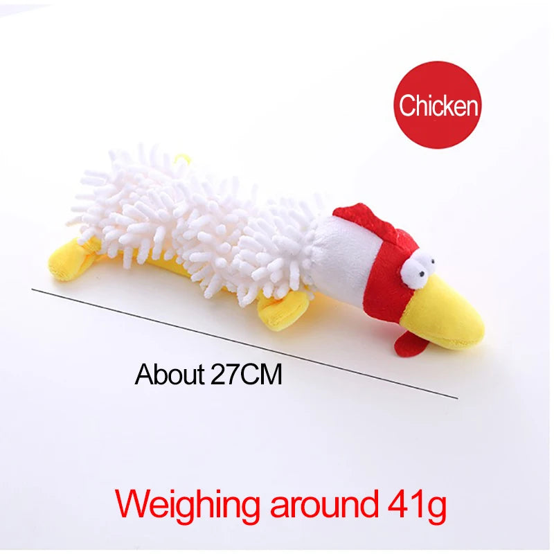 interactive squeaky plush dog toy | soft fleece for puppies & small dogs | safe, durable, stimulating play | ideal for exercise & indoor fun | perfect gift for pet owners